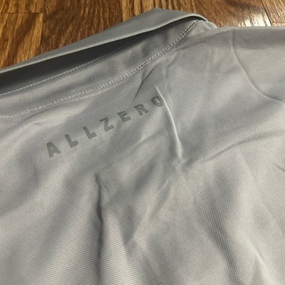 🆕 ALLZERO Mens Golf Polo Quick Dry Shirt Size XL (gray) - Picture 9 of 12